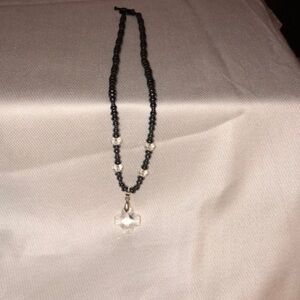 𝅺handmade Glass Beaded Necklace